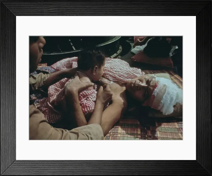 Framed Print : Refugees In Cambodia Framed Print : Refugees In Cambodia