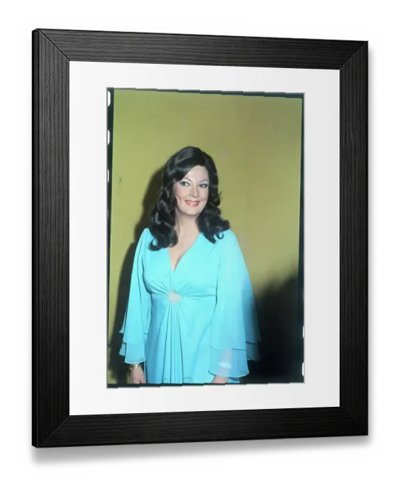 Framed Print : Anna Moffo Smiling in a Light Blue Gown Framed Print : Anna Moffo Smiling in a Light Blue Gown