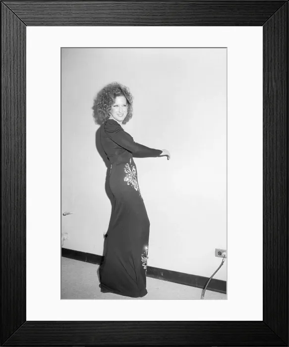 Framed Print : Bette Midler, Pose