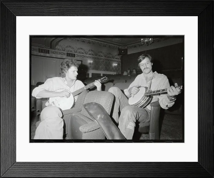 Framed Print : Harry Chapin Rehearsing with his Brother Framed Print : Harry Chapin Rehearsing with his Brother