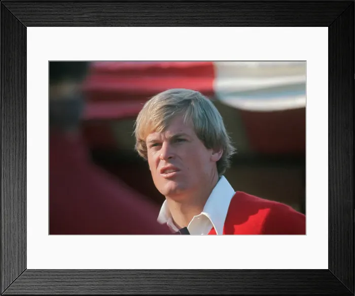 Framed Print : Portrait of Johnny Miller Framed Print : Portrait of Johnny Miller