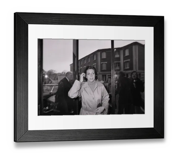 Framed Print : Christina Onassis Comes from Hospital Framed Print : Christina Onassis Comes from Hospital
