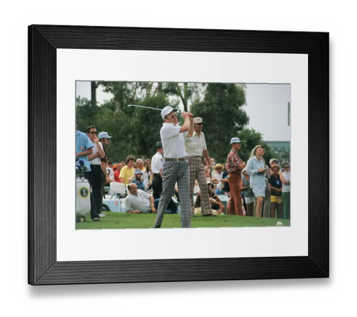Framed Print : Gerald Ford Teeing Off Framed Print : Gerald Ford Teeing Off