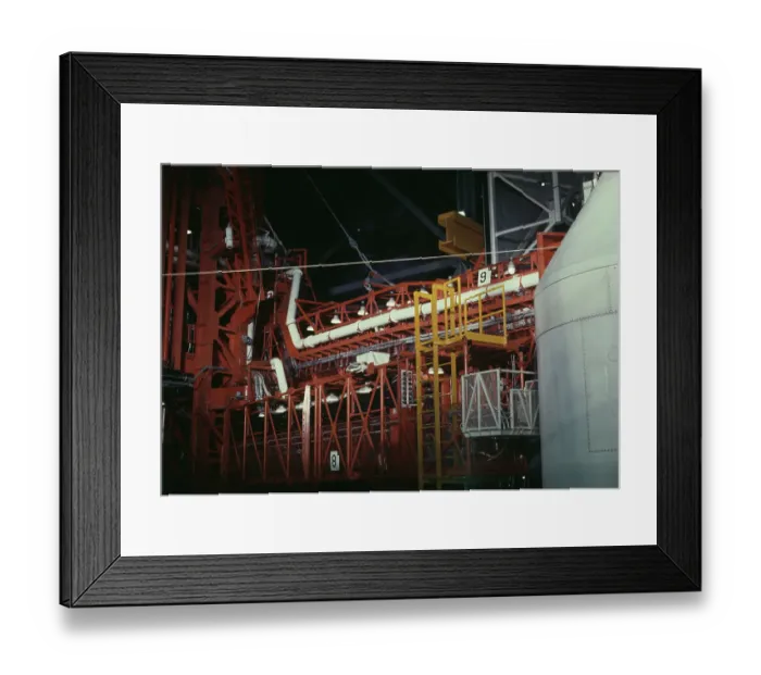 Framed Print : Saturn IB Gantry