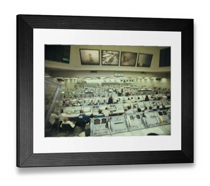 Framed Print : NASA Launch Control Center Framed Print : NASA Launch Control Center