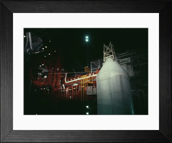 Framed Print : Saturn IB Gantry