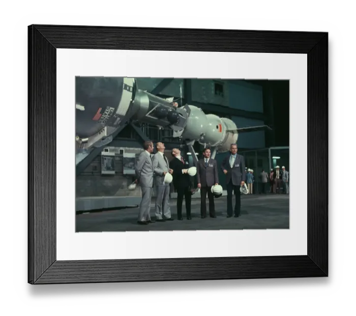 Framed Print : Apollo-Soyuz Crew At Kennedy Space Center Framed Print : Apollo-Soyuz Crew At Kennedy Space Center
