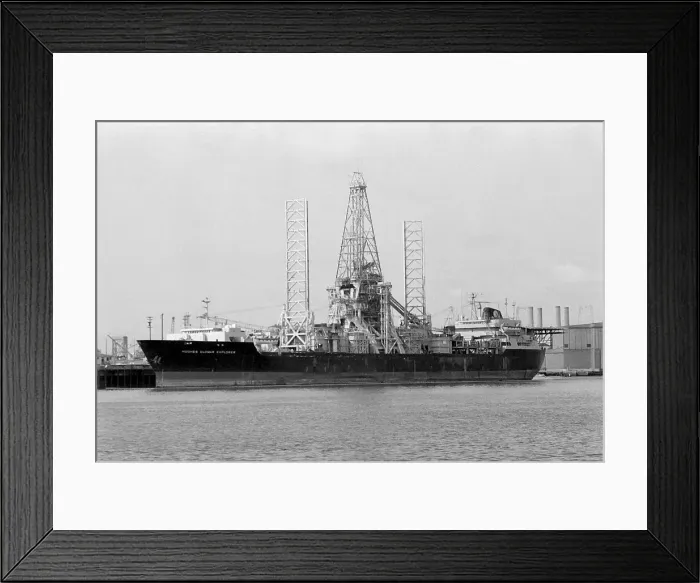 Framed Print : View of The Glomar Explorer Framed Print : View of The Glomar Explorer