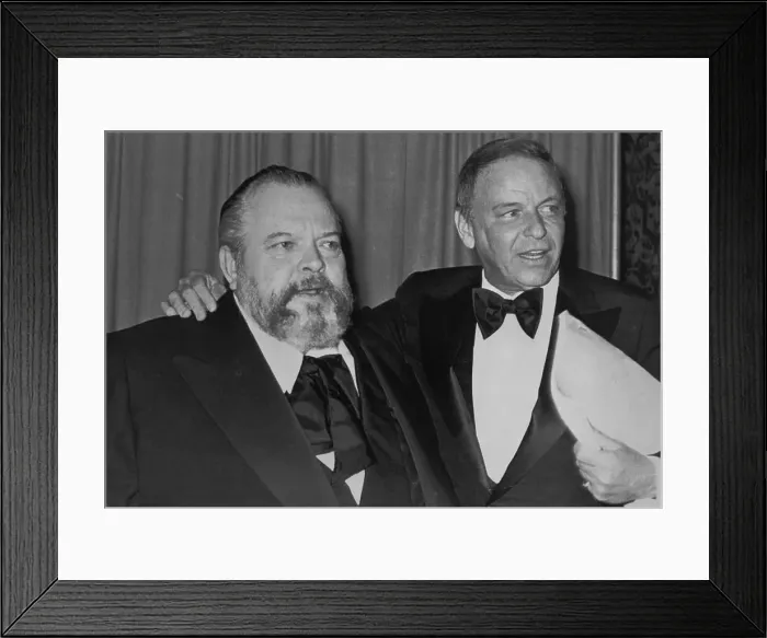 Framed Print : Orson Welles And Frank Sinatra Framed Print : Orson Welles And Frank Sinatra