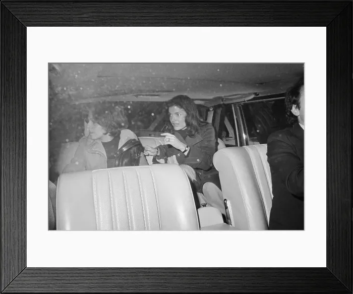 Framed Print : Portrait of Jacqueline Onassis and Christina Onassis Framed Print : Portrait of Jacqueline Onassis and Christina Onassis