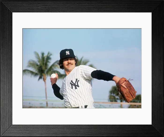 Framed Print : Catfish Hunter at Spring Training Framed Print : Catfish Hunter at Spring Training