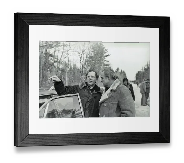 Framed Print : Marlon Brando with James Groppi Framed Print : Marlon Brando with James Groppi