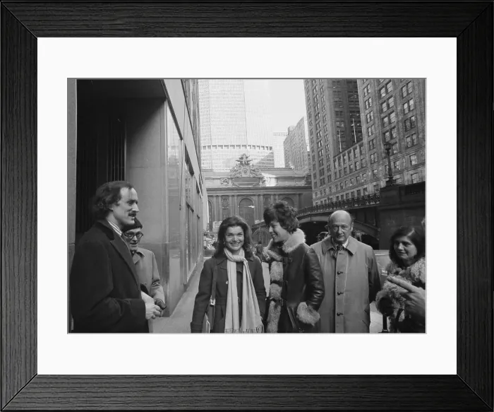 Framed Print : Jacqueline Kennedy Onassis with Bess Myerson Framed Print : Jacqueline Kennedy Onassis with Bess Myerson