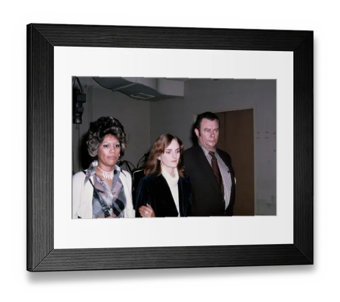 Framed Print : Patty Hearst Leaving for Federal Court Framed Print : Patty Hearst Leaving for Federal Court