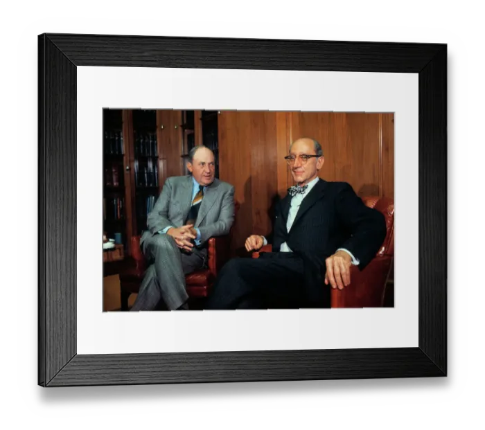 Framed Print : Edward Levi and William Saxbe Together Before Runoff Framed Print : Edward Levi and William Saxbe Together Before Runoff