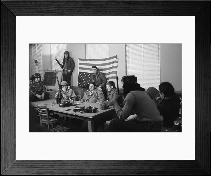Framed Print : National Guardsman W / Menominee Warriors Framed Print : National Guardsman W / Menominee Warriors