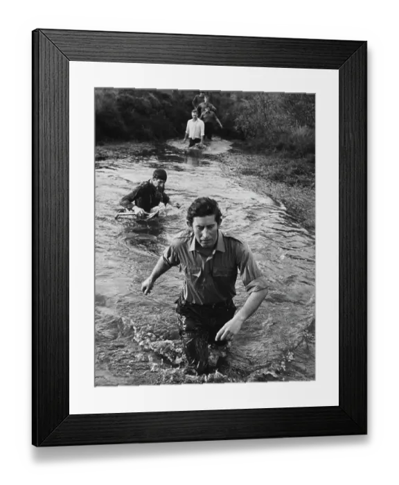 Framed Print : Prince Charles On Commando Course Framed Print : Prince Charles On Commando Course