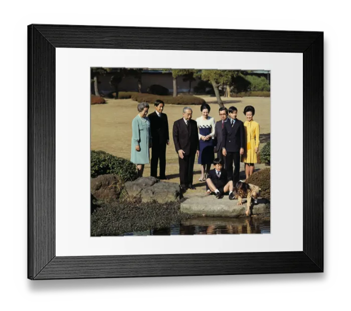 Framed Print : Japanese Royal Family on Outdoor Outing Framed Print : Japanese Royal Family on Outdoor Outing
