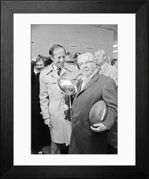 Framed Print : Pete Rozelle and Art Rooney Framed Print : Pete Rozelle and Art Rooney