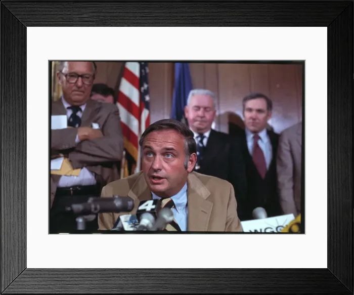 Framed Print : Senator Lowell P. Whicker at Press Conference Framed Print : Senator Lowell P. Whicker at Press Conference