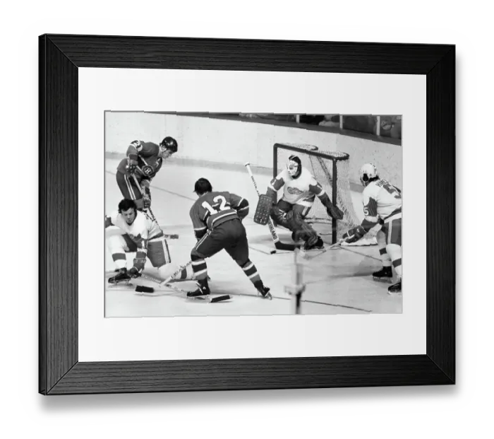 Framed Print : Detroit Red Wings Goalie Jim Rutherford Framed Print : Detroit Red Wings Goalie Jim Rutherford