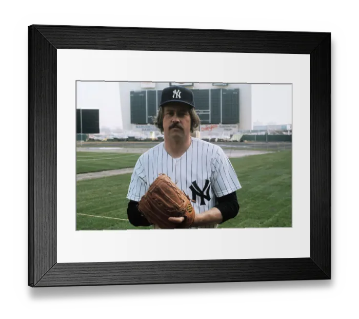 Framed Print : Portrait of Jim Catfish Hunter Framed Print : Portrait of Jim Catfish Hunter