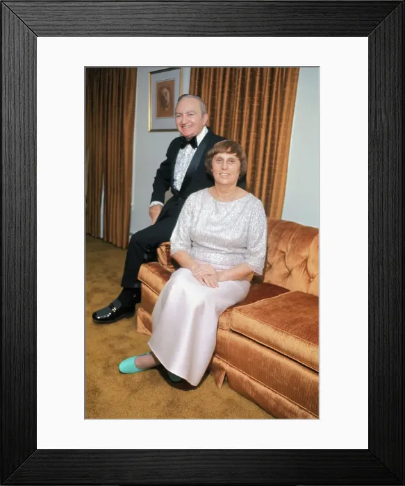 Framed Print : Portrait of Ella and Tom Grasso Framed Print : Portrait of Ella and Tom Grasso