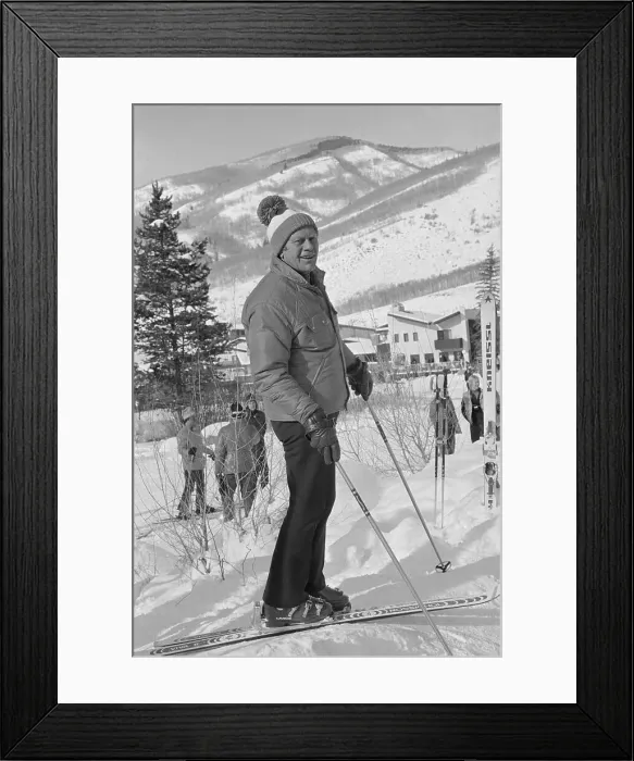 Framed Print : Gerald Ford Skiing Framed Print : Gerald Ford Skiing