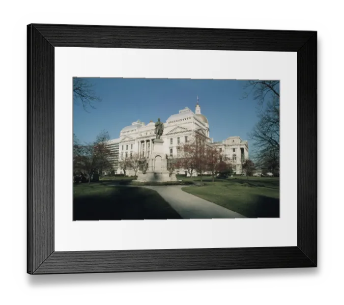 Framed Print : Indiana Statehouse Framed Print : Indiana Statehouse
