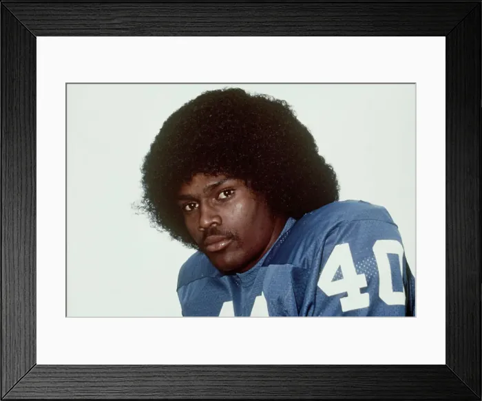 Framed Print : American Football Player Sonny Collins Framed Print : American Football Player Sonny Collins