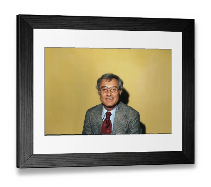 Framed Print : George Moscone Posing for Camera Framed Print : George Moscone Posing for Camera