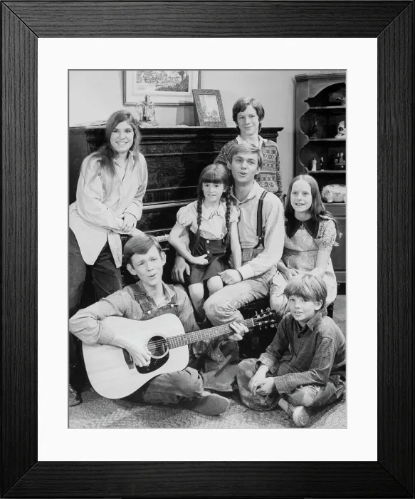 Framed Print : Cast from The Waltons Framed Print : Cast from The Waltons