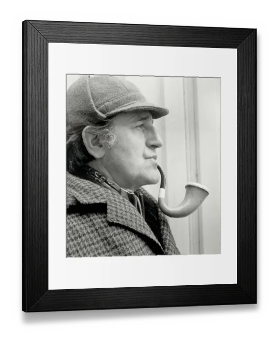 Framed Print : Douglas Wilmer as Sherlock Holmes Framed Print : Douglas Wilmer as Sherlock Holmes