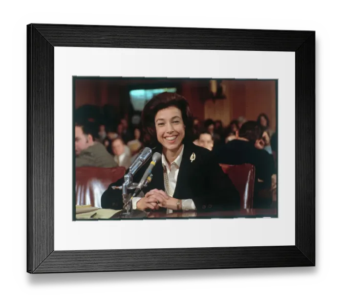 Framed Print : Carla A. Hills Shown Testifying Framed Print : Carla A. Hills Shown Testifying