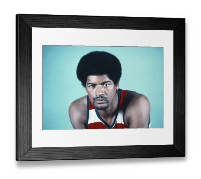 Framed Print : Portrait of Wes Unseld Framed Print : Portrait of Wes Unseld