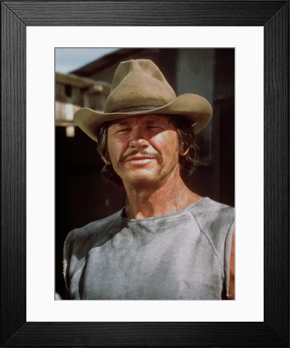 Framed Print : Charles Bronson in Costume for Breakout Framed Print : Charles Bronson in Costume for Breakout