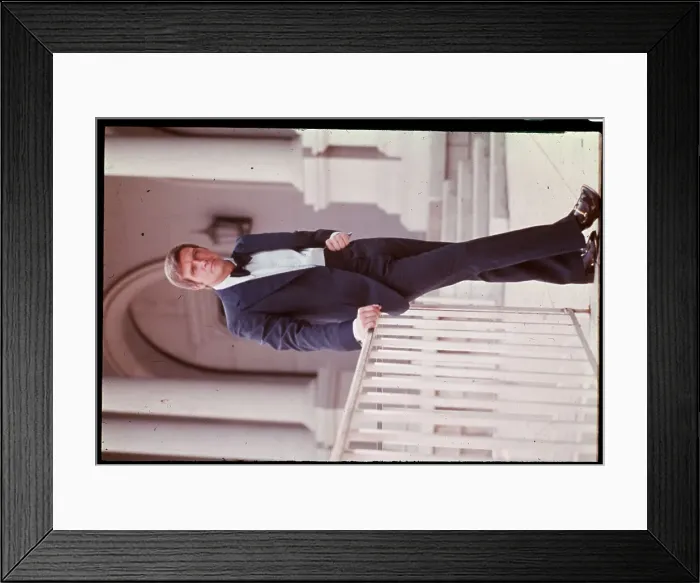 Framed Print : Lee Majors Standing In Formal Wear Framed Print : Lee Majors Standing In Formal Wear