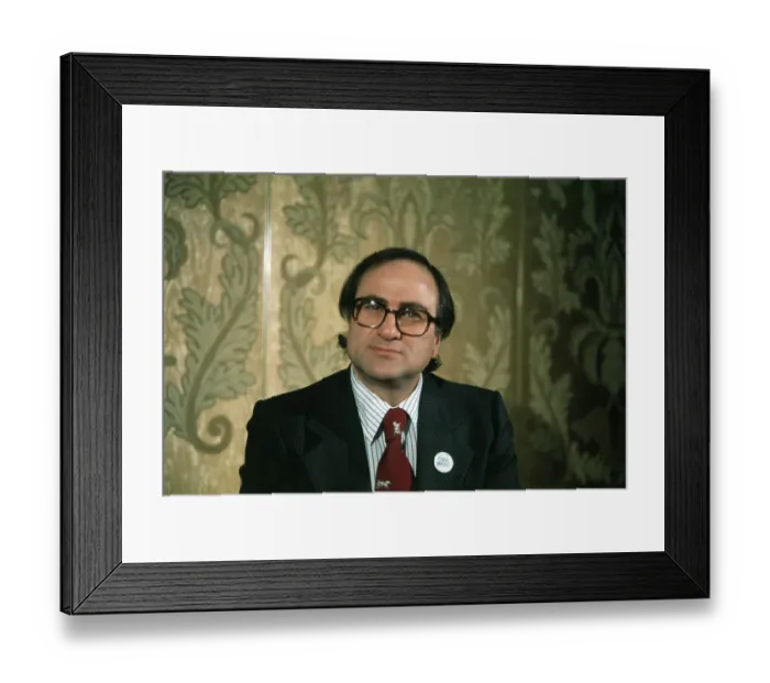 Framed Print : James Abourezk Posing for Camera Framed Print : James Abourezk Posing for Camera