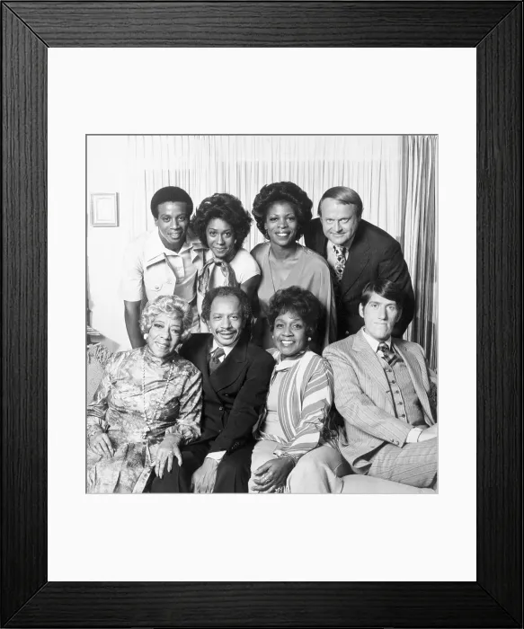 Framed Print : Cast from The Jeffersons Framed Print : Cast from The Jeffersons