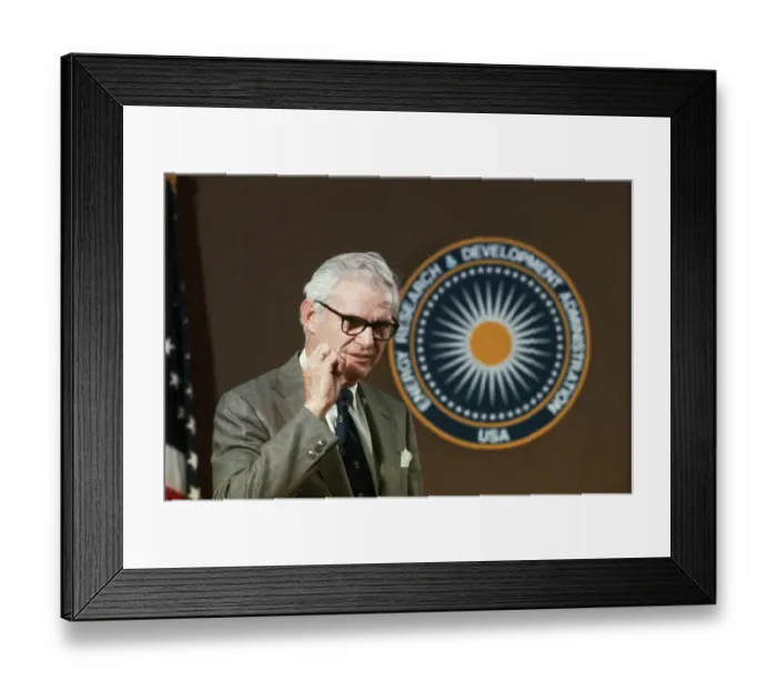 Framed Print : Aeronautical Engineer Robert Seamans Framed Print : Aeronautical Engineer Robert Seamans