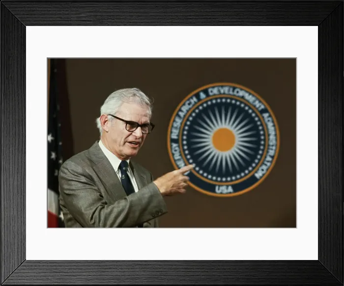 Framed Print : Aeronautical Engineer Robert Seamans Framed Print : Aeronautical Engineer Robert Seamans