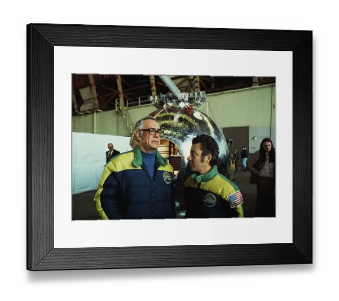 Framed Print : Malcolm Forbes And Dr Thomas F Heinsheimer Framed Print : Malcolm Forbes And Dr Thomas F Heinsheimer