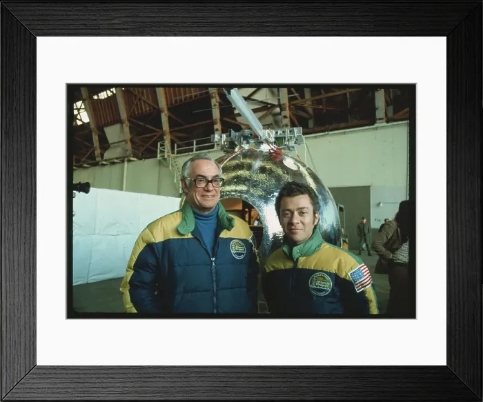 Framed Print : Malcolm Forbes with Thomas Heinsheimer Framed Print : Malcolm Forbes with Thomas Heinsheimer