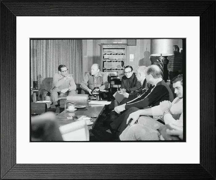 Framed Print : Gerald Ford Meeting with Economic Advisers Framed Print : Gerald Ford Meeting with Economic Advisers