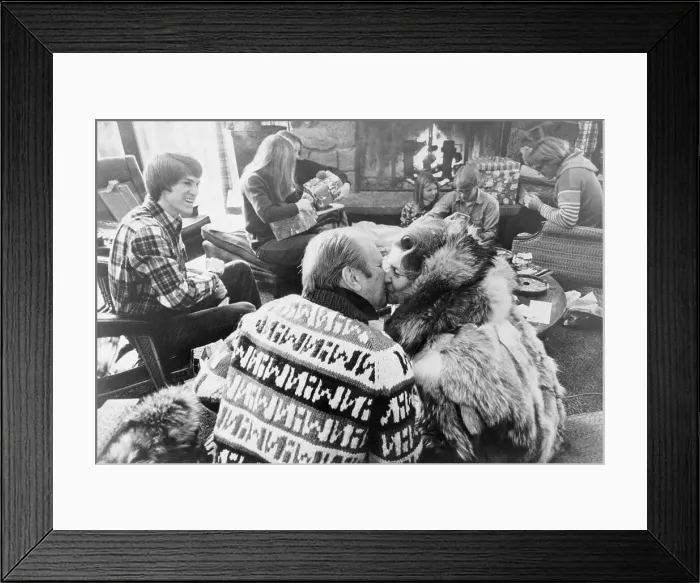 Framed Print : Ford Family Celebrating Christmas Framed Print : Ford Family Celebrating Christmas