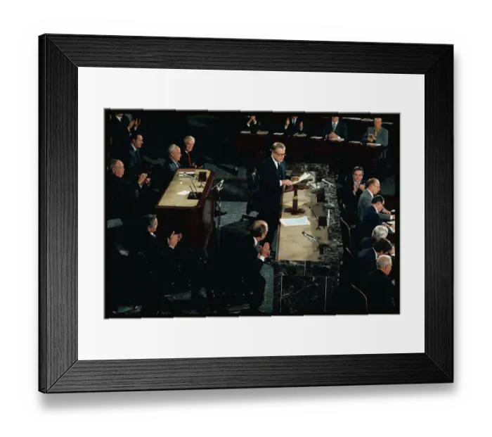 Framed Print : Nelson Rockefeller and Gerald Ford Framed Print : Nelson Rockefeller and Gerald Ford