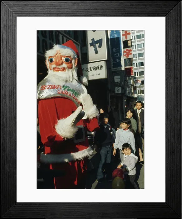 Framed Print : Giant Santa Claus In Tokyo Framed Print : Giant Santa Claus In Tokyo