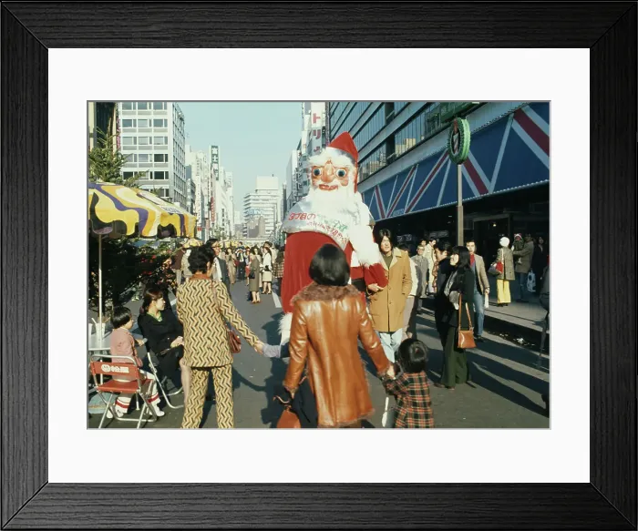 Framed Print : Giant Santa Claus In Tokyo Framed Print : Giant Santa Claus In Tokyo