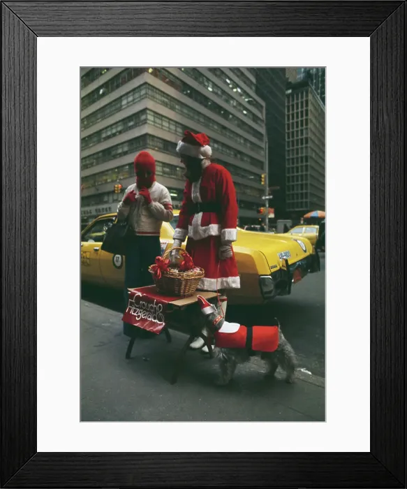 Framed Print : Woman In Santa Costume Framed Print : Woman In Santa Costume
