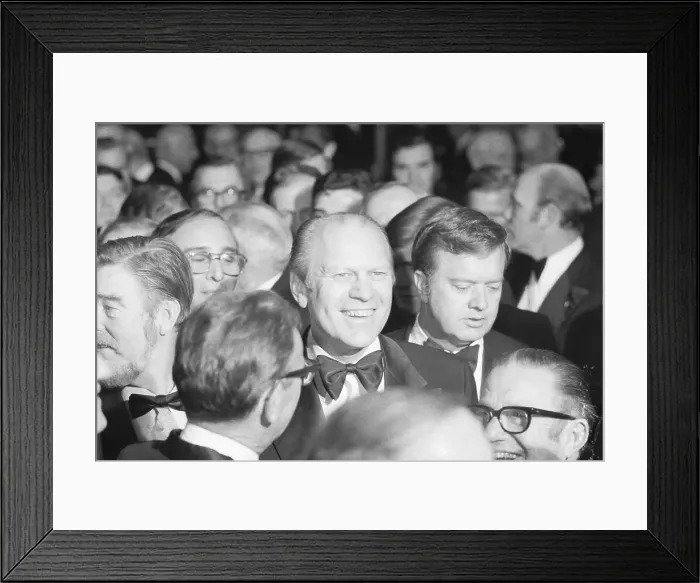 Framed Print : President Ford at Football Hall of Fame Ceremony Framed Print : President Ford at Football Hall of Fame Ceremony
